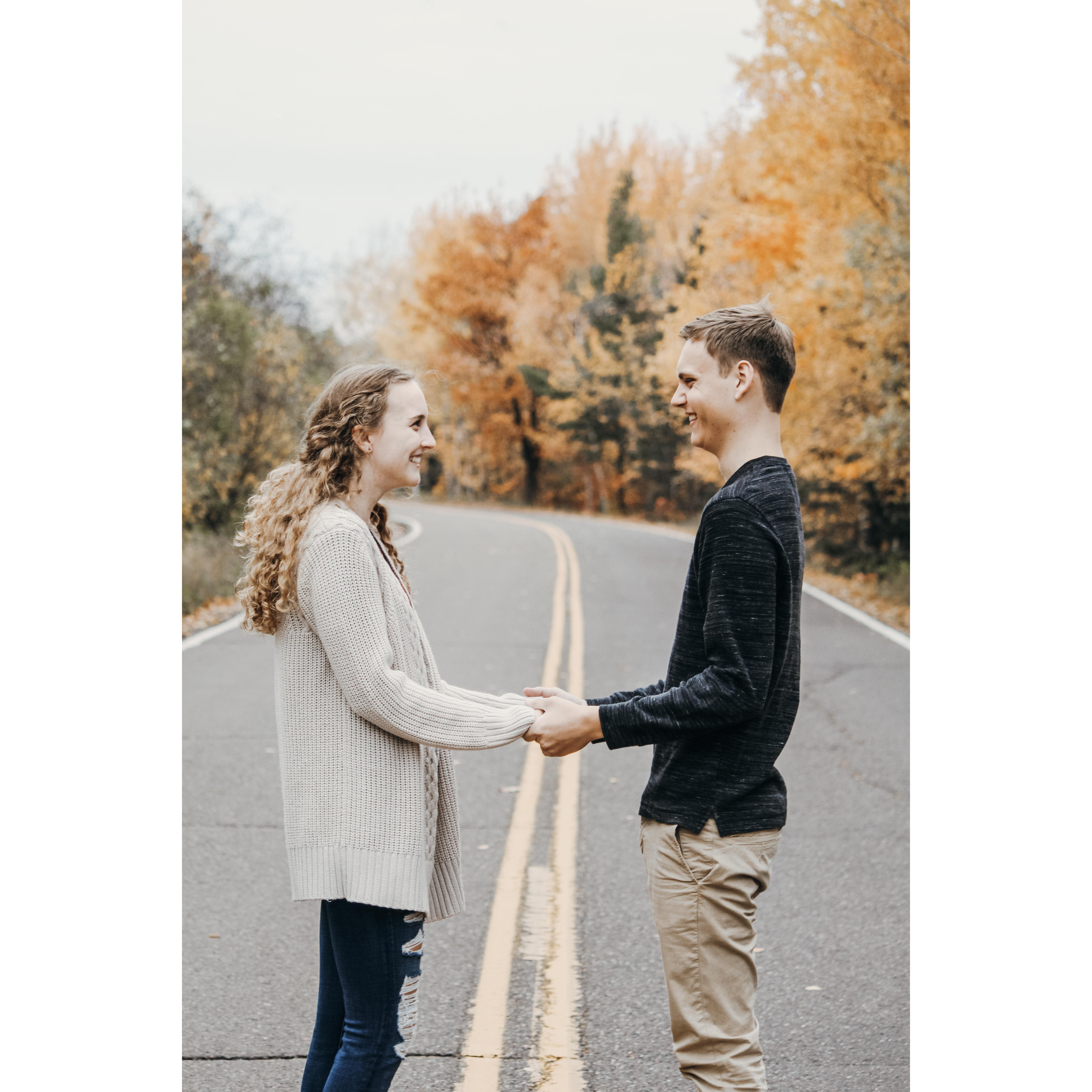 Our photoshoot that ended up looking like engagement pictures