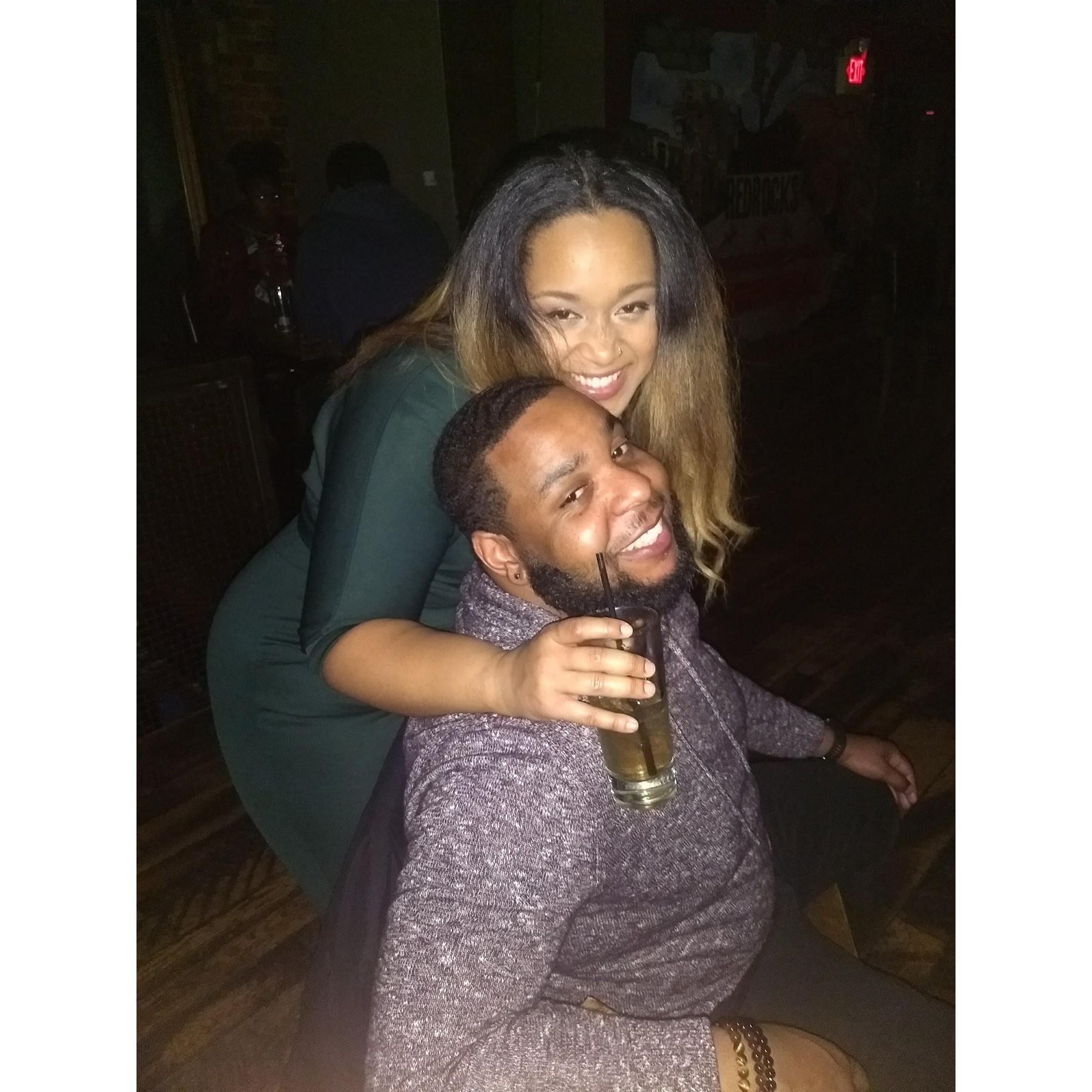 Alfred new it was real after Joanna stunned him with a surprise birthday party in November 2018