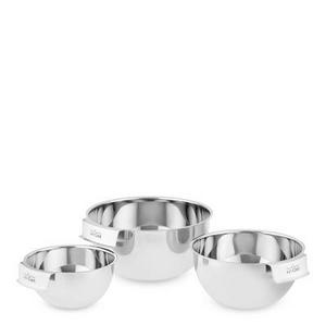 All-Clad Stainless-Steel 3-Piece Mixing Bowl Set