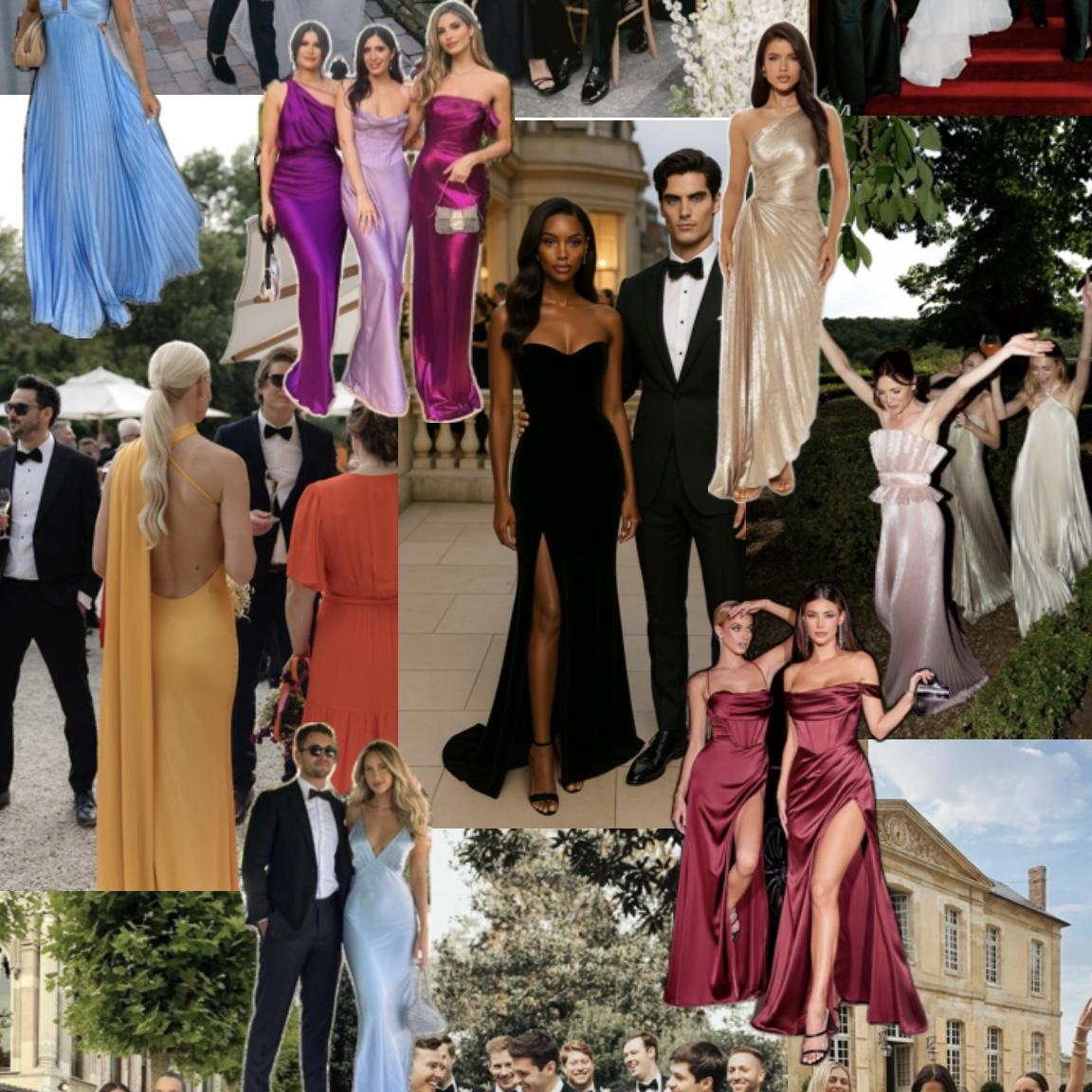 A colorful black-tie celebration: timeless elegance, elevated details, and joyful pops of color throughout.