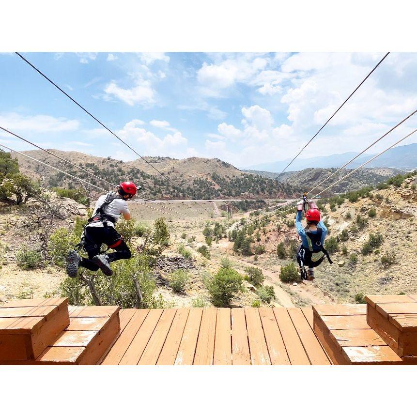Ziplining in Canon City, CO