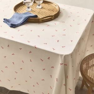 RESIN-COATED COTTON TABLECLOTH WITH LOBSTERS