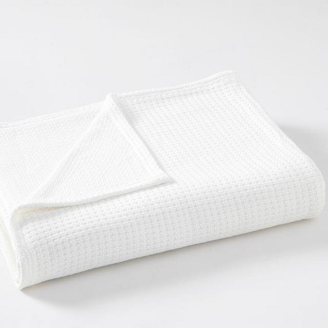 Sleepsmart 37.5 Basketweave Blanket Full/Queen White