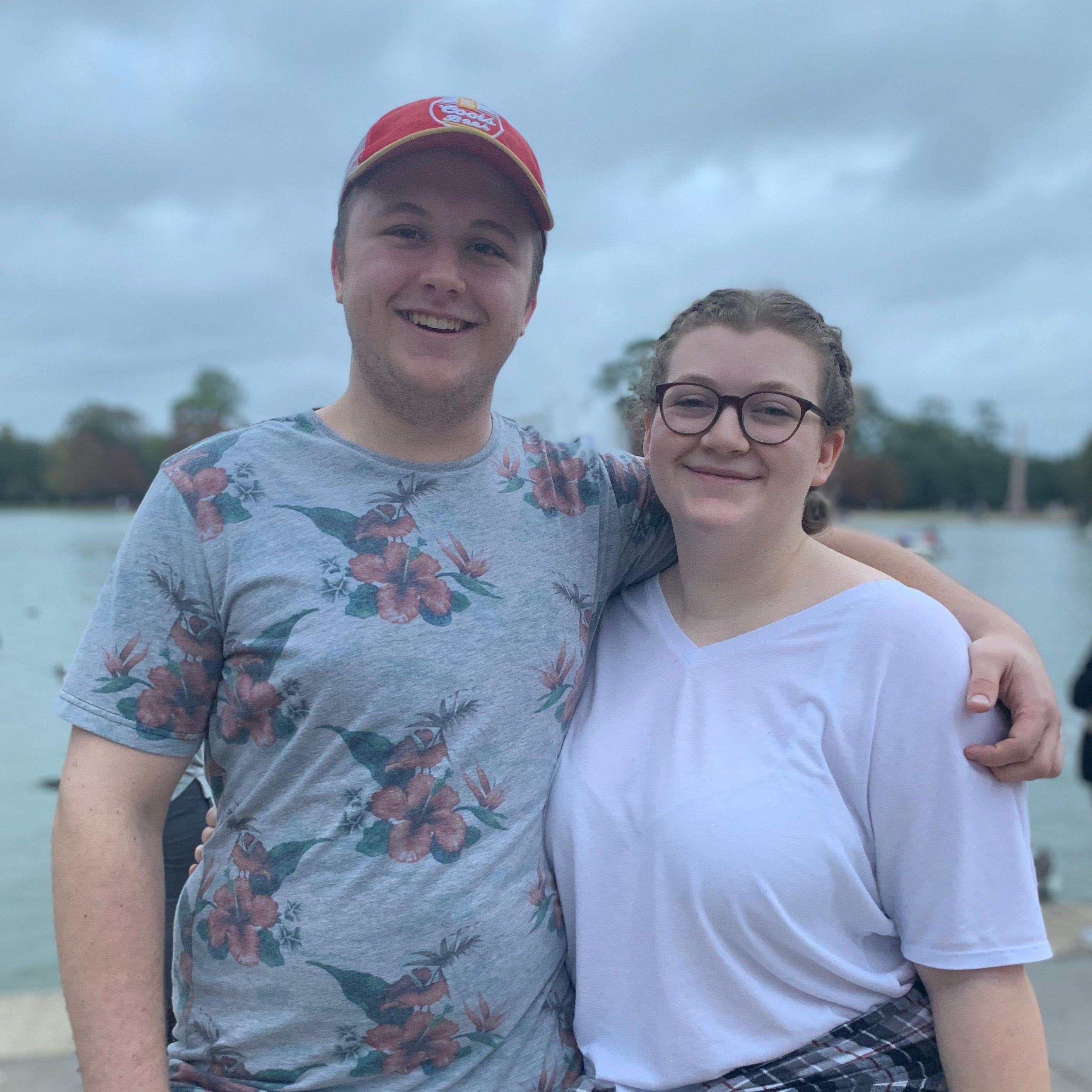 Our first outing as a couple.