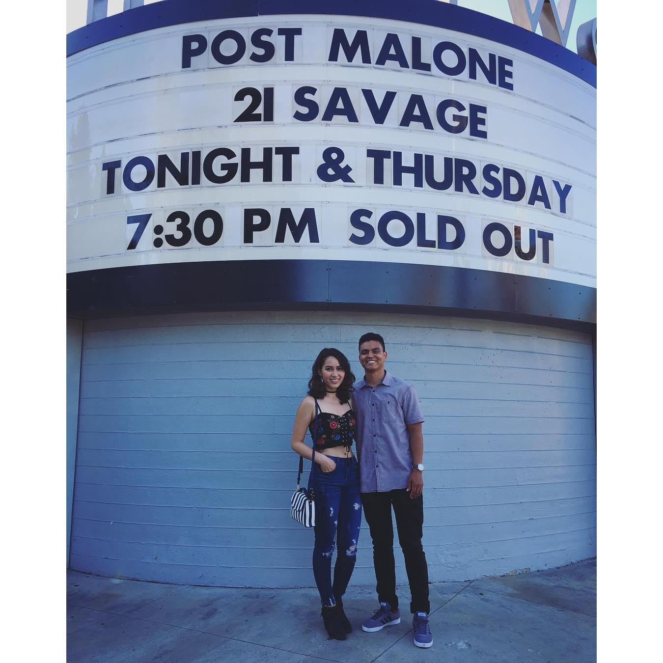 Seeing one of our favorite artists in LA!