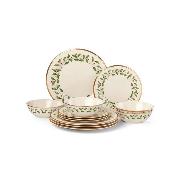 Lenox Holiday 12-Piece Plate & Bowl Set