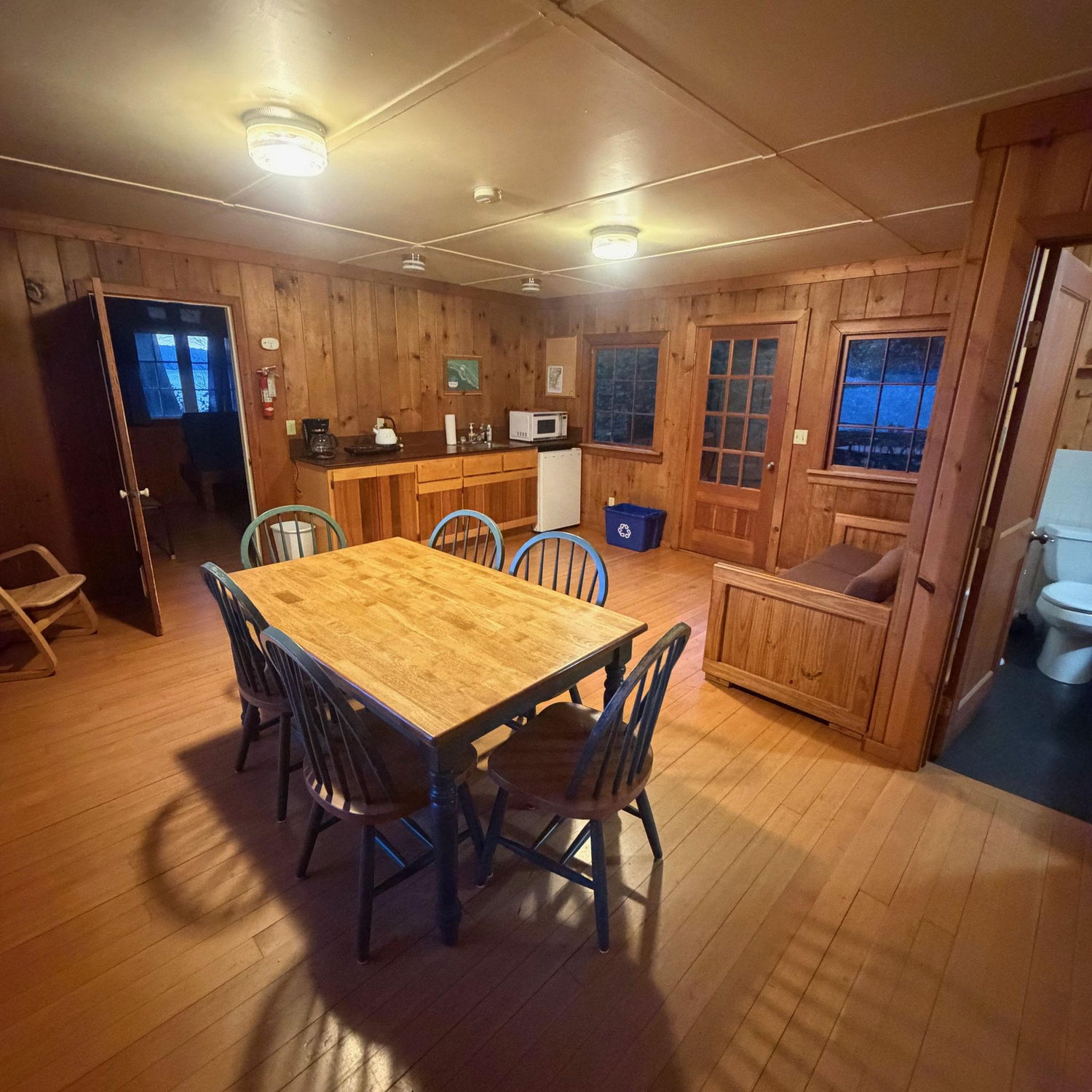 Indoor unit - "Staff Cabin" This unit includes: kitchenette, half bath, two separate bedrooms with beds, common area