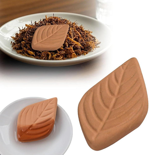10 PCS Brown Sugar Keeper, Leaf Shape Brown Sugar Saver and Softener Disc, Alternative for Food Storage Containers Reusable Food-safe, Terracotta Browns Keeper to Maintain Moisture