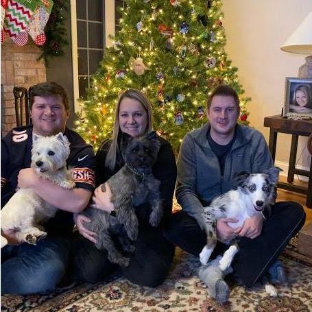 First Colvin Christmas with all 3 pups!