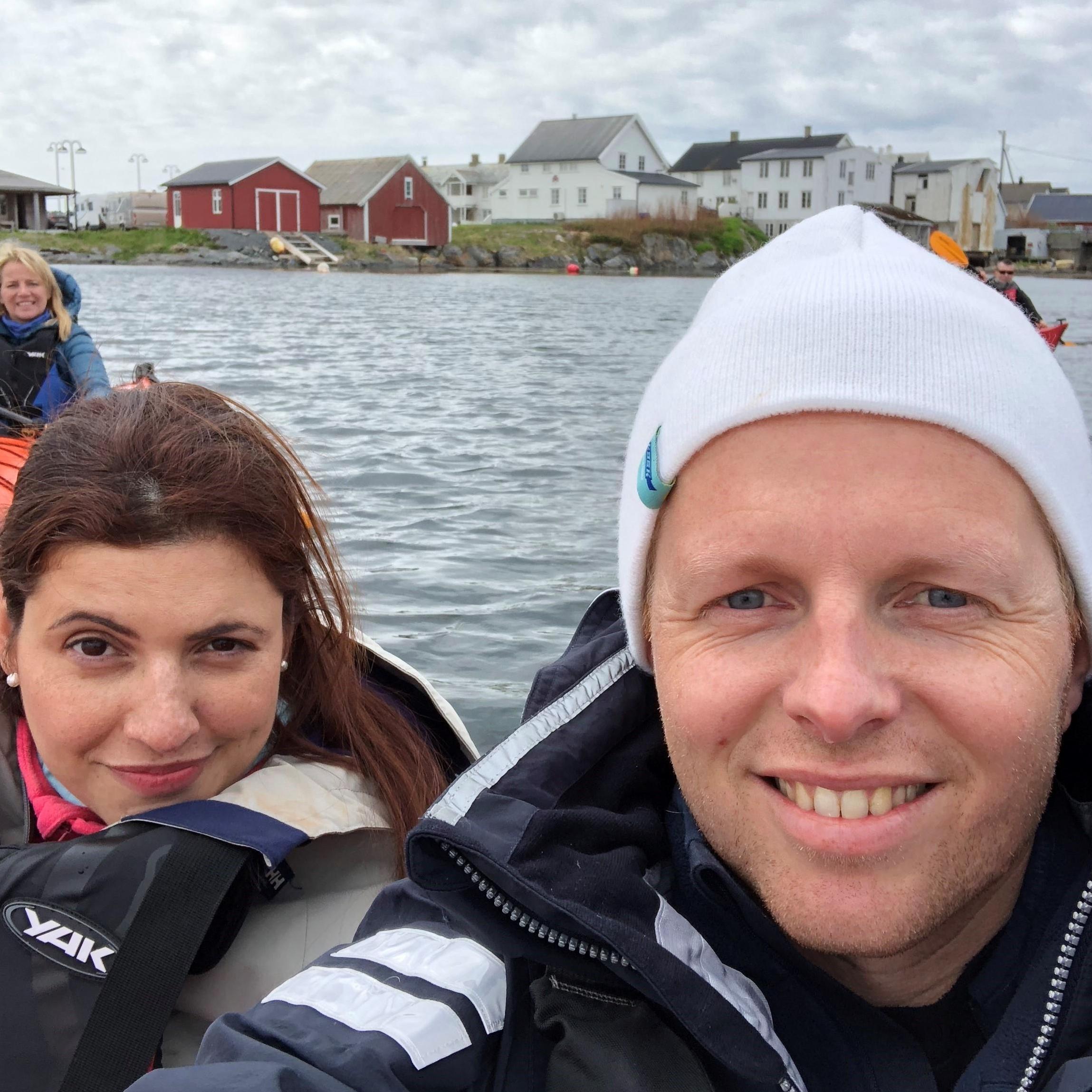 Her skeptical gaze was right. 1 hour later the kayak went around, due to Audun .. Smøla, Norway, 2018.