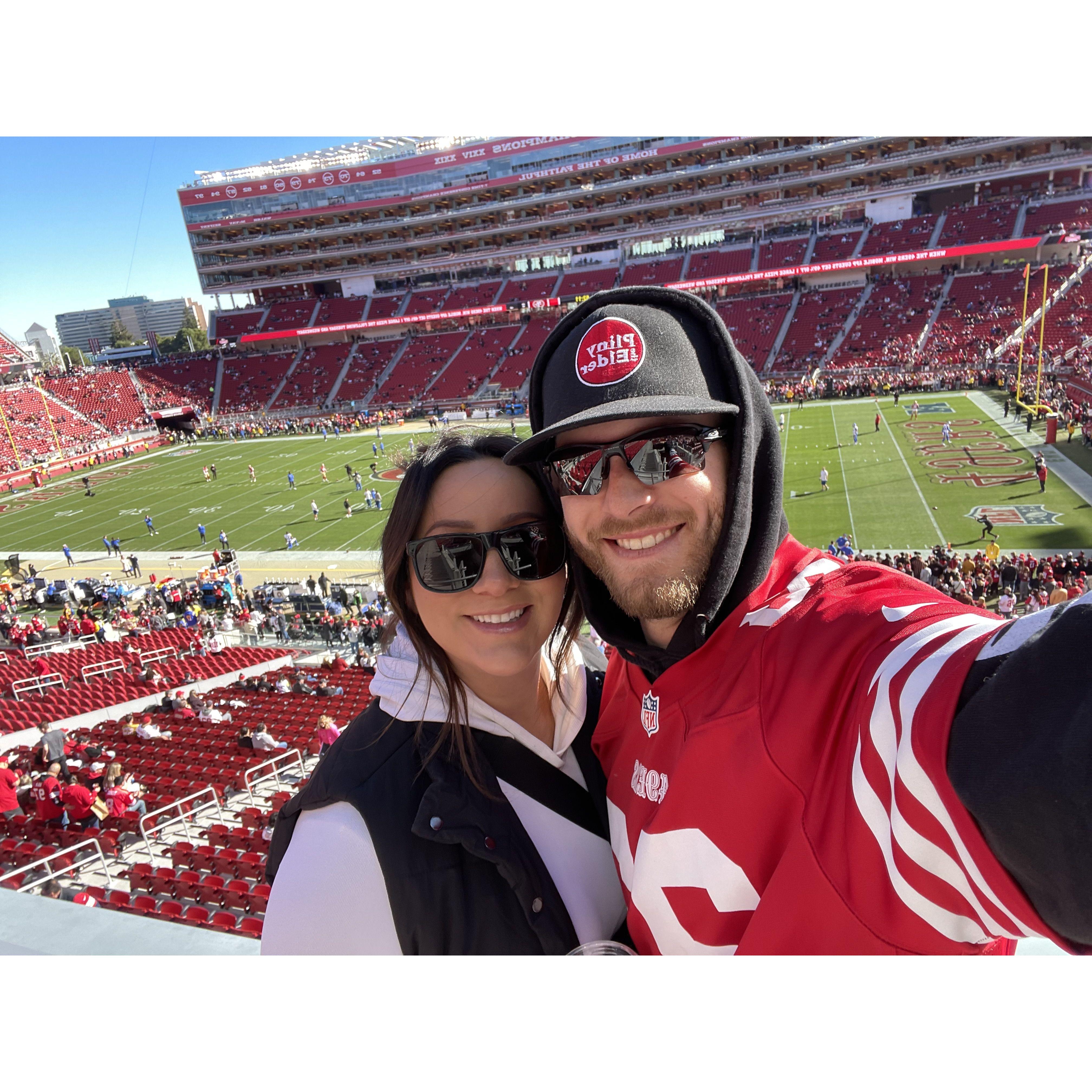 our first 49ers game