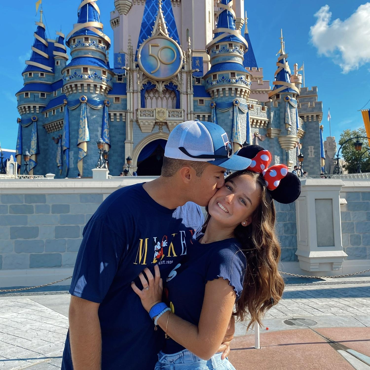 Alexis’ Mommom Nancy and Poppy took Ben and Alexis to Disney World for a “Make-up Senior Trip” in 2021