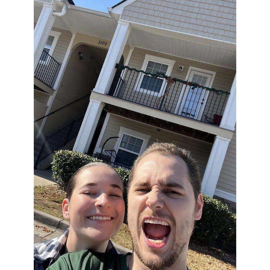 Leaving GA Apartment to set out to HI!