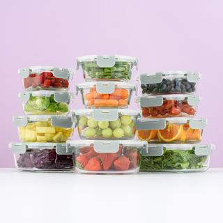 JoyFul 24-Piece Food Storage Container Set with Lid