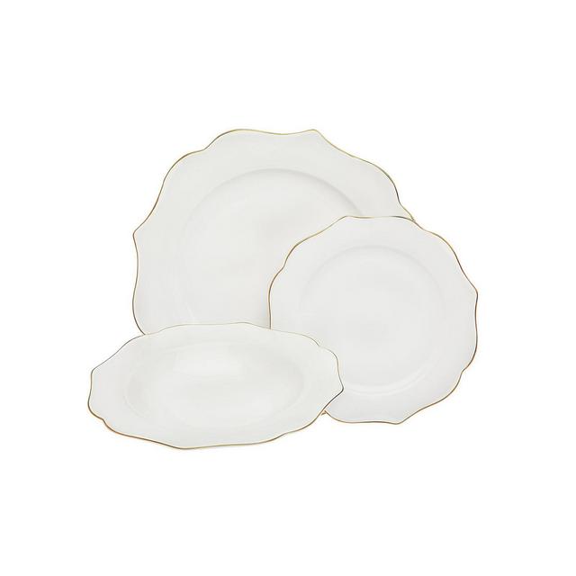 Godinger Arendale Bone 12 Piece Dinnerware Set, Service for 4