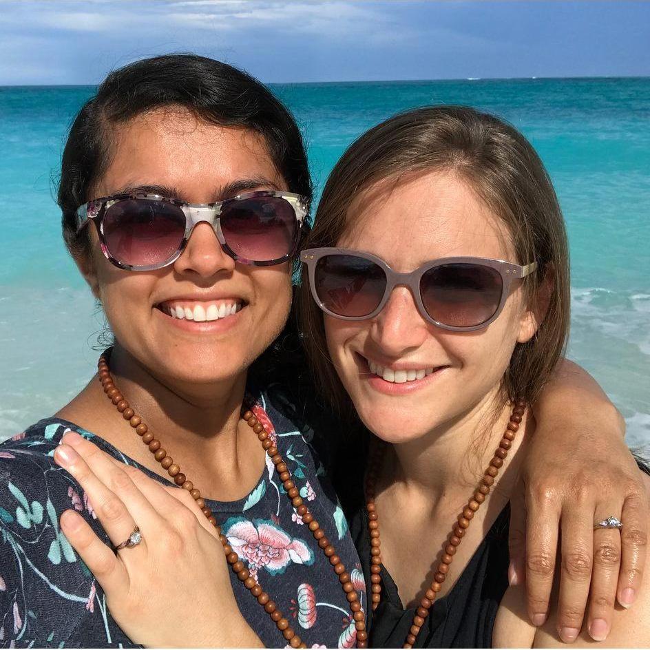 Our engagement in the beautiful Caribbean at Turks & Caicos.