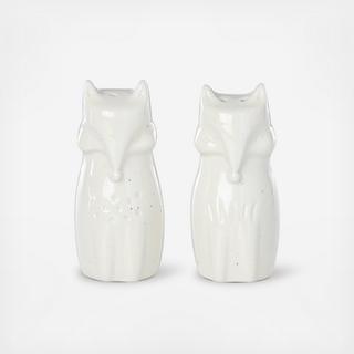 Cannon Street Fox Salt & Pepper Shakers
