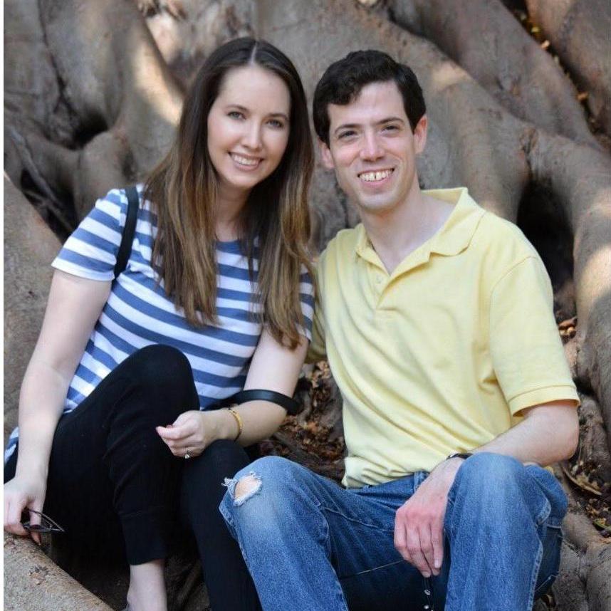 Hanging out at the Los Angeles Zoo after a lion made a meal out of Dan's jeans.*

*This is a lie. He needs new jeans.