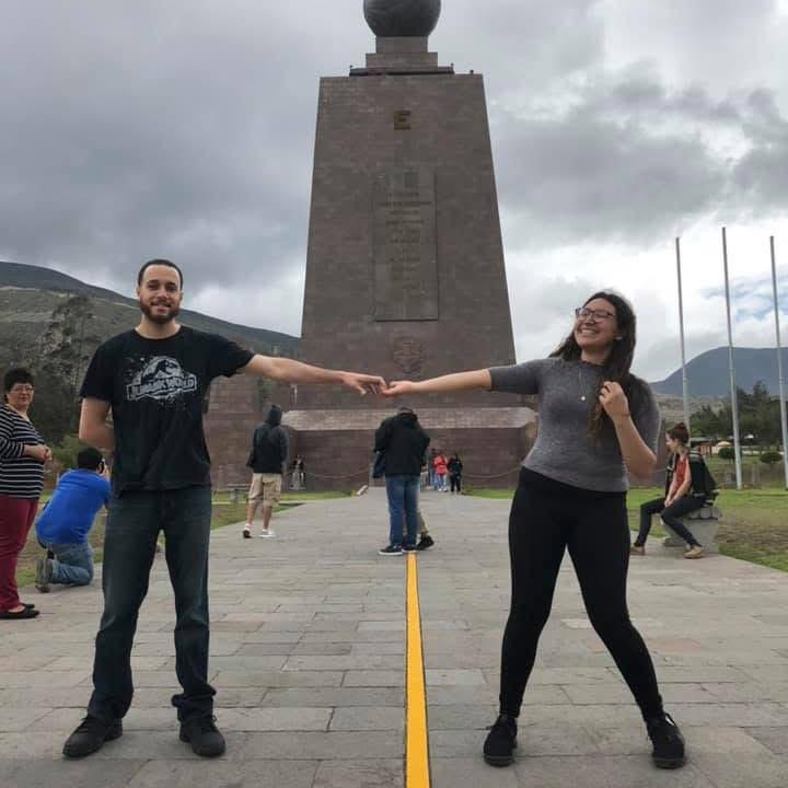 At the equator in Ecuador 😉