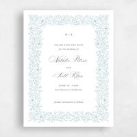 Blue Wedding Save the Date - Elaina Portrait