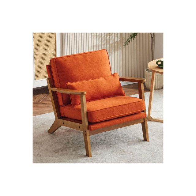 Karl Home Upholstered Single Lounge Chair Accent Chair