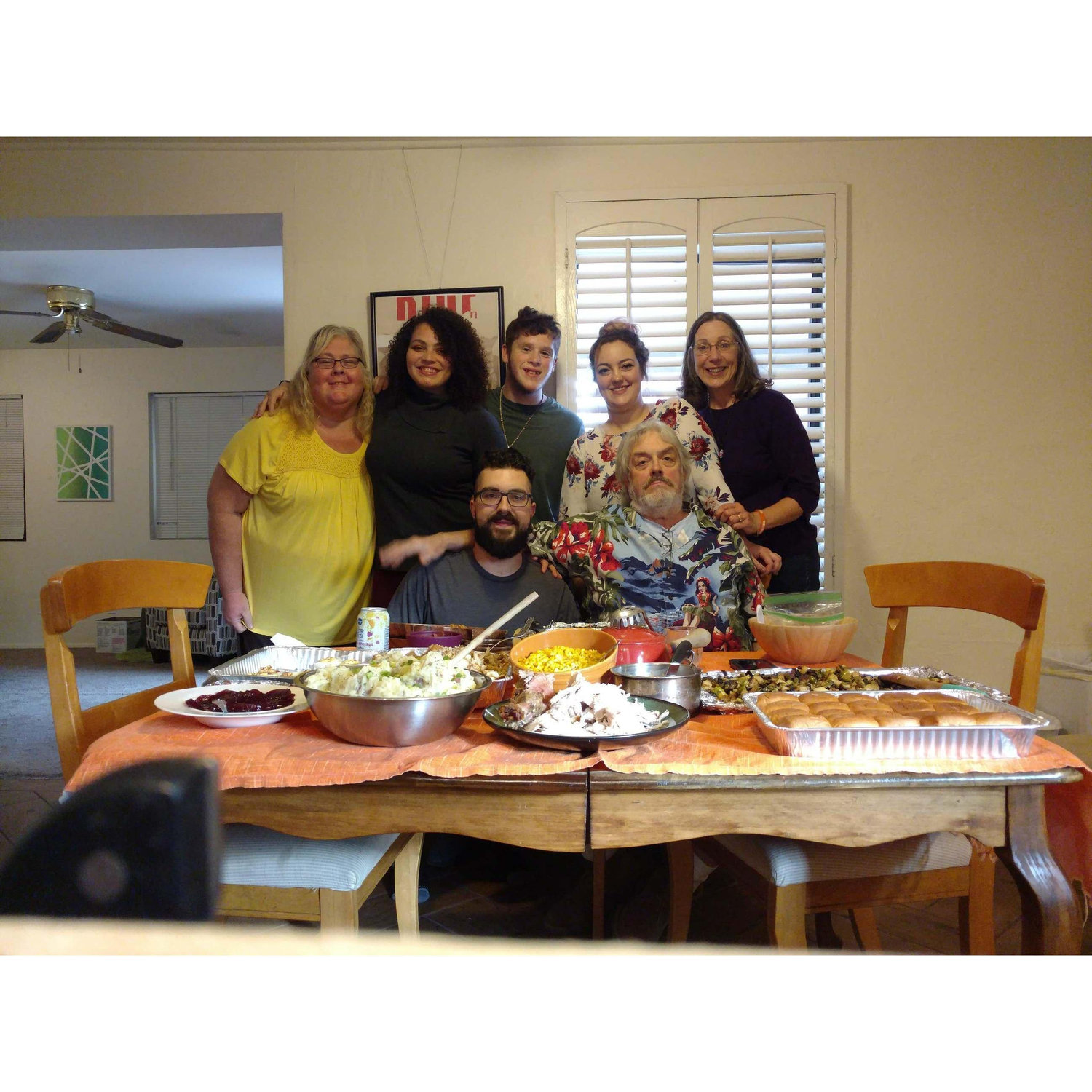 Our wonderful families meeting each other at Thanksgiving.