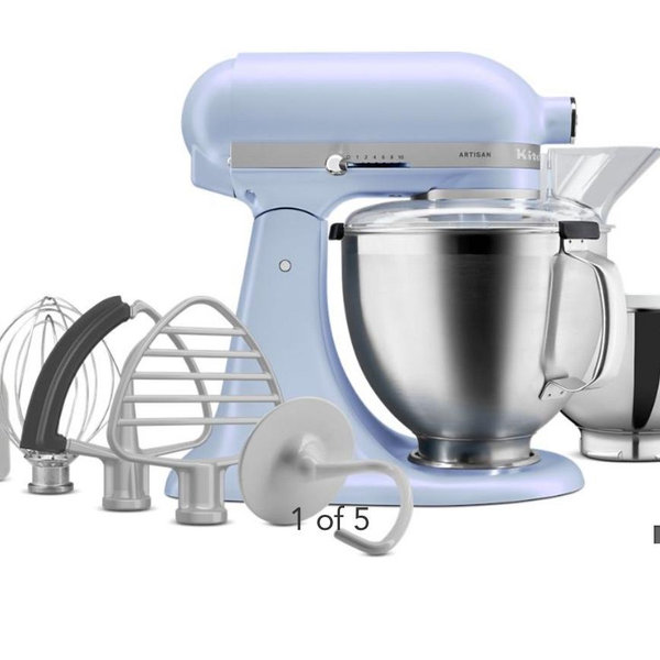 KitchenAid 2024 Color of the Year Blue Salt Stand Mixer