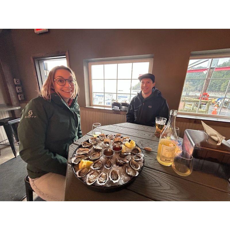 If you come visit we will get oysters!