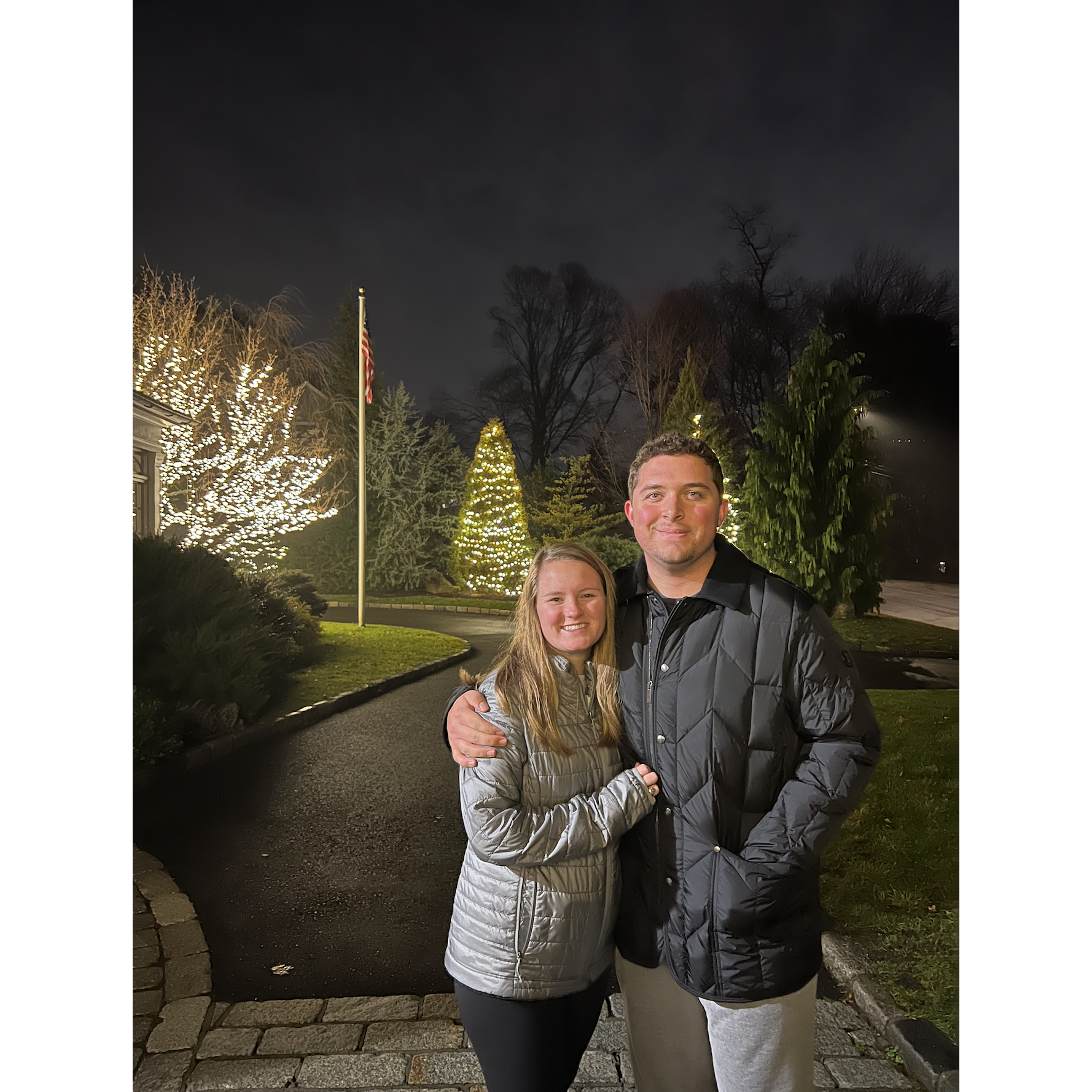 December 2021: Our first Christmas together in Connecticut