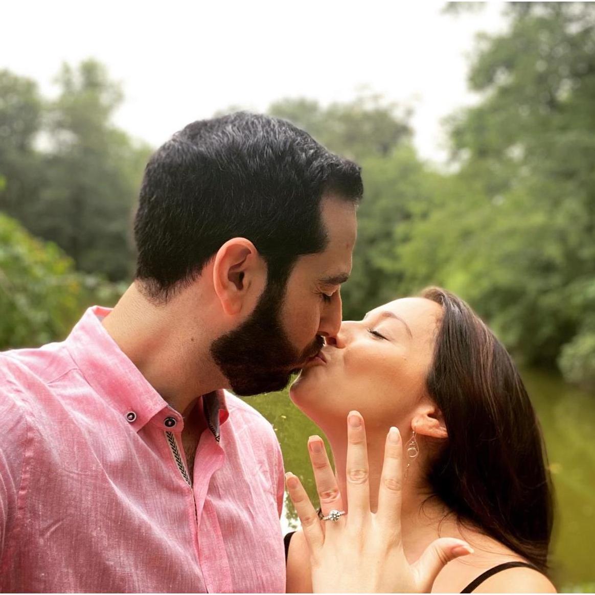 Right after Nir proposed to me at the Biltmore Estates!