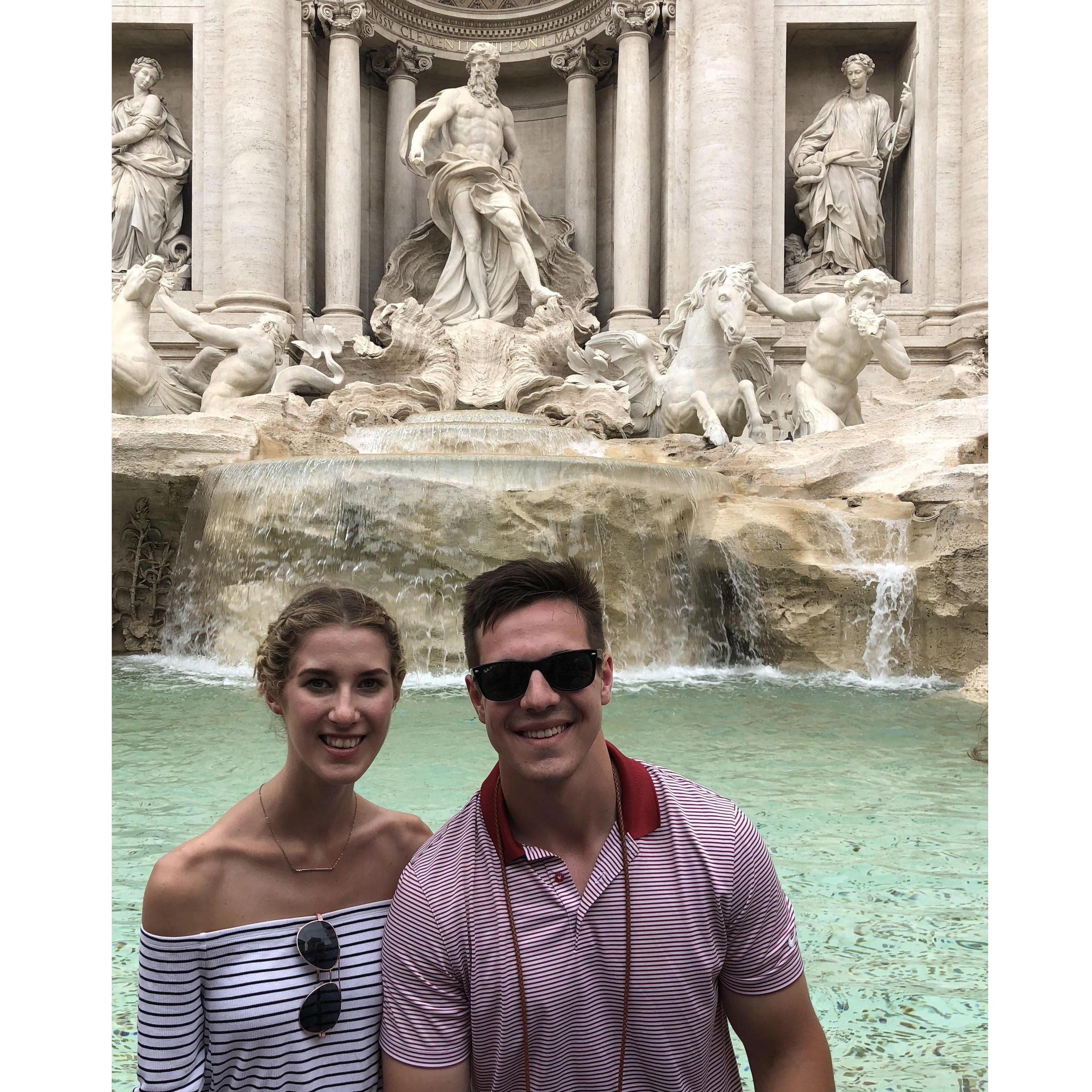 Summer 2018
Rome, at the Trevi Fountain
