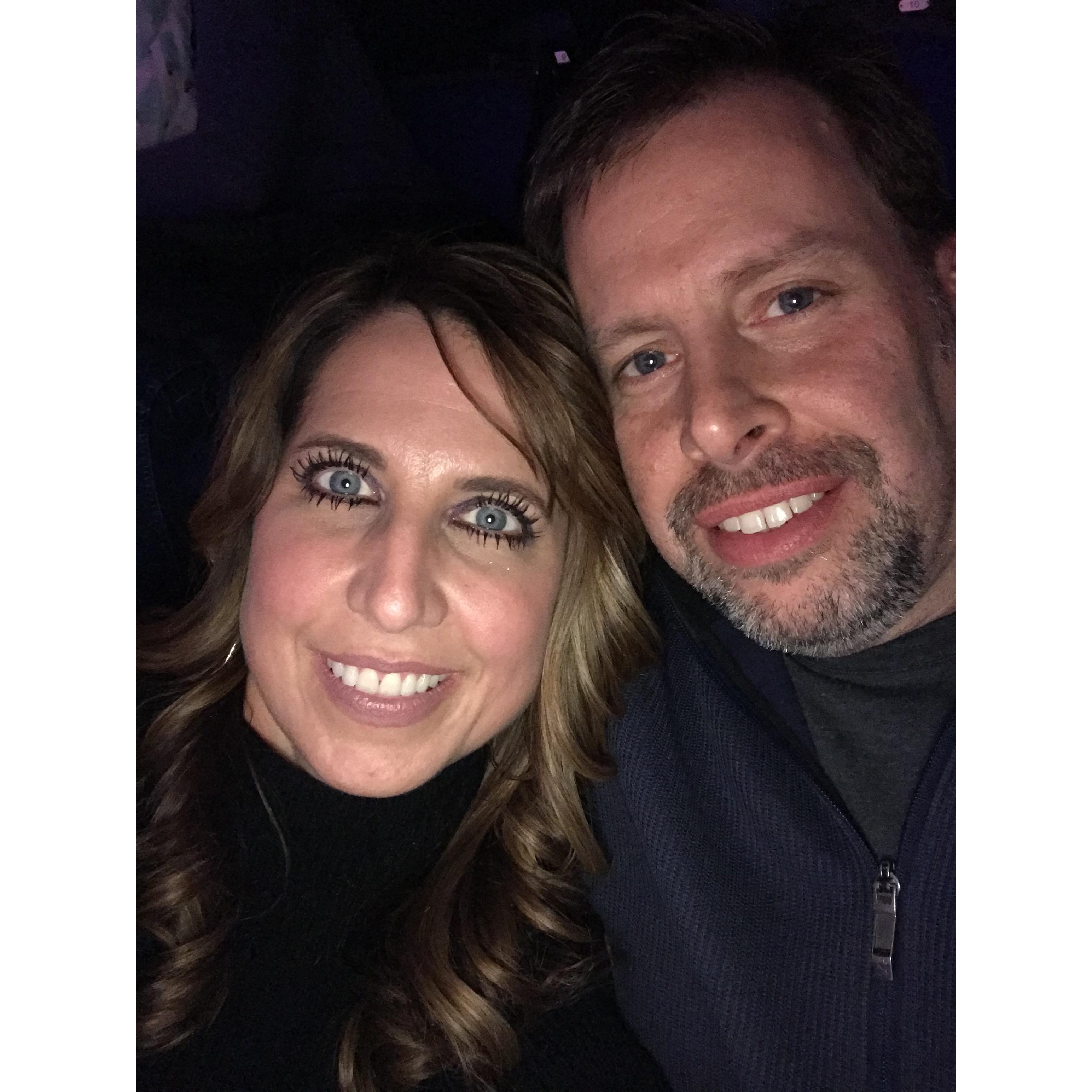 On a date to see Transiberian Orchestra's Christmas Concert.