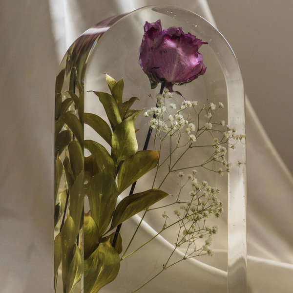 Floral Preservation Arch (10.5"x6.5") — Pouring For Keeps