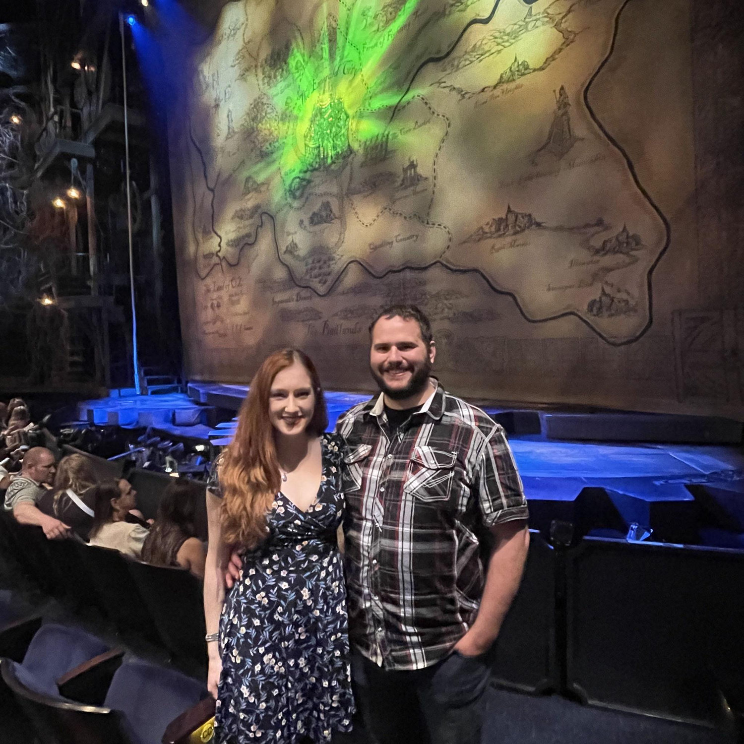 Wicked on Broadway!! Nick's belated birthday gift to me.