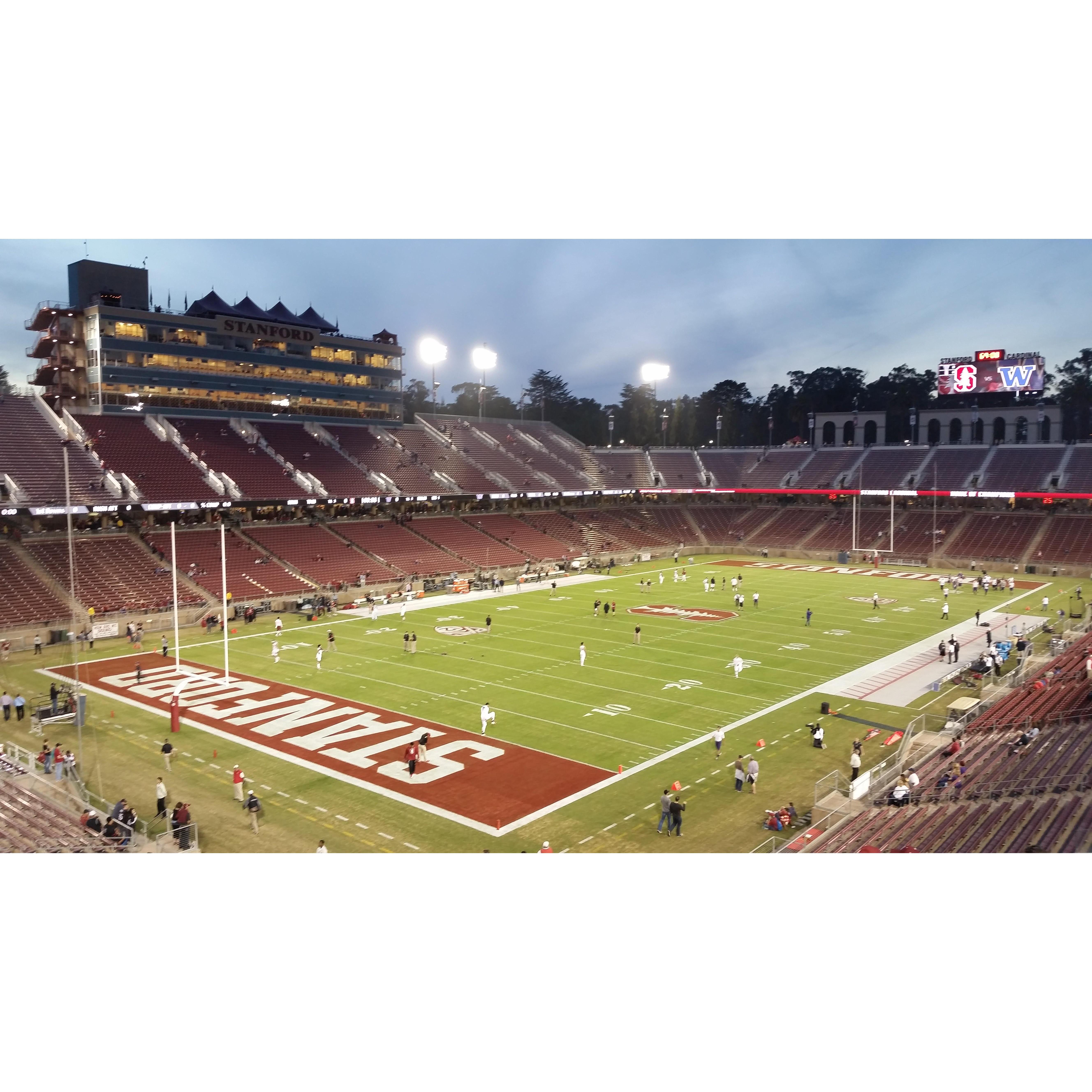 Stanford Homecoming game for 15th Year Class Reunion
