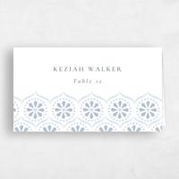 Blue Wedding Place Card - Aeolus