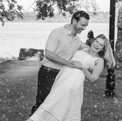 From our engagement shoot in Old Town Alexandria