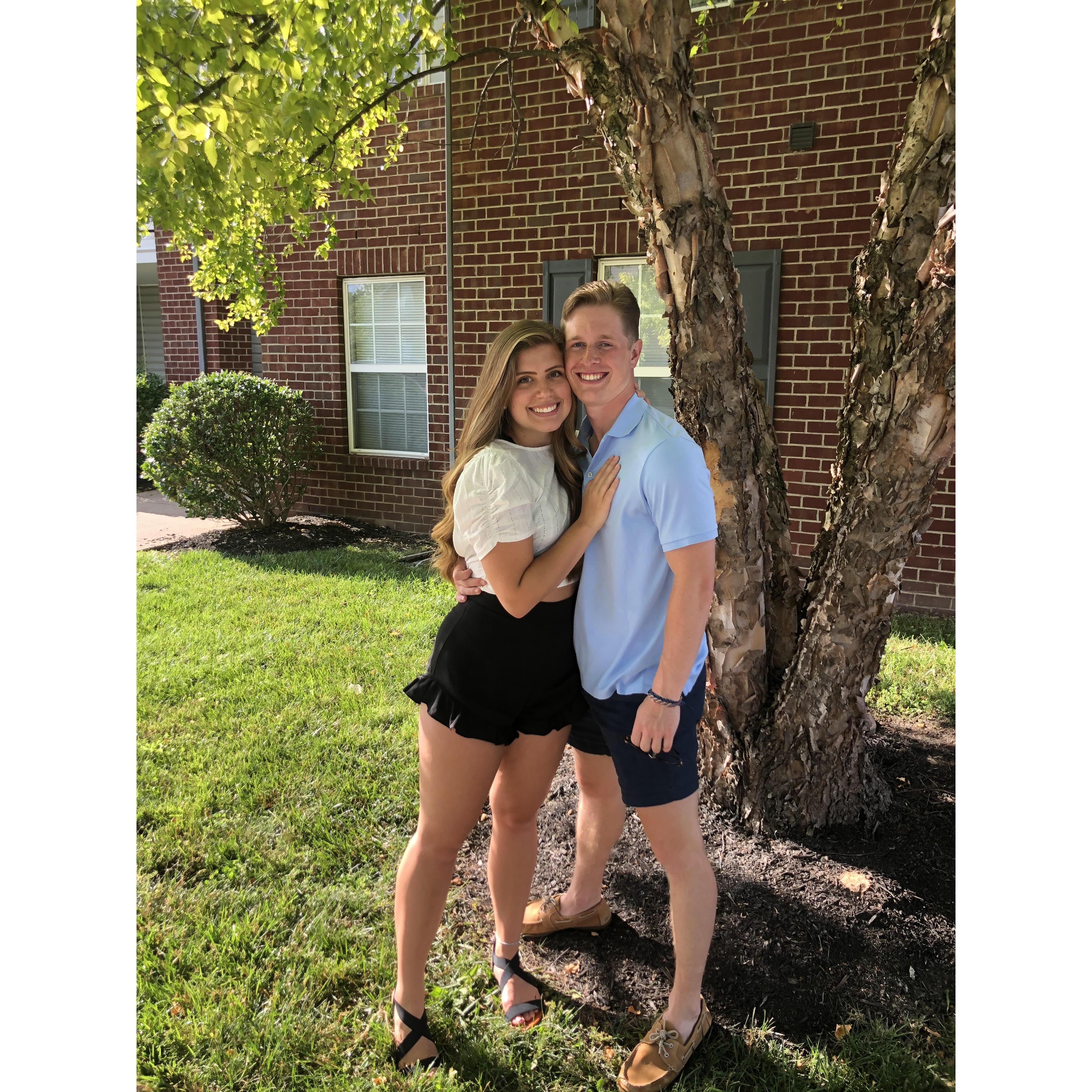 The night of one of our favorite summer dates! We went to get dinner at a new restaurant and went to a drive in this weekend:)