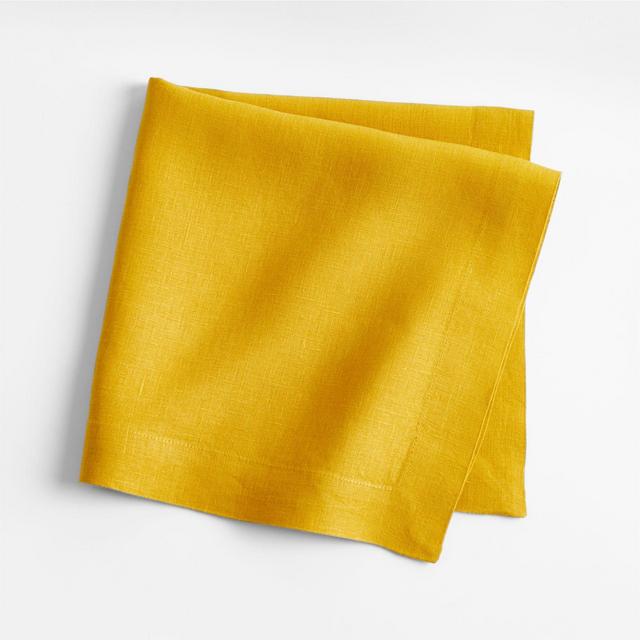 Marin Ocher Linen Napkin