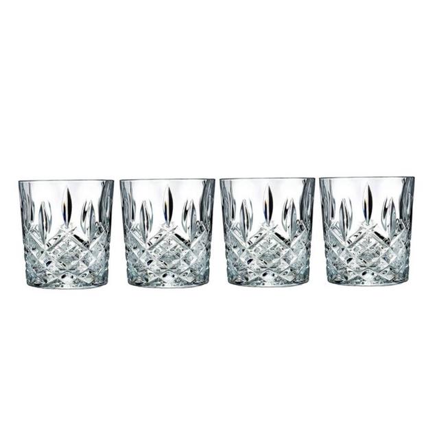 Marquis by Waterford Markham Double Old Fashion Set of 4, 11 oz, Clear