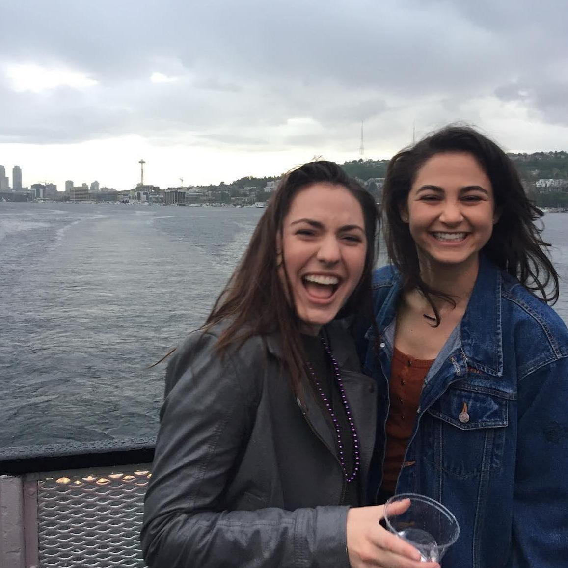 Very first picture together! (UW Hillel Boat Party) 2017