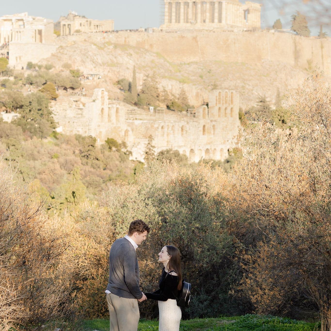 Photos from our engagement in Greece!