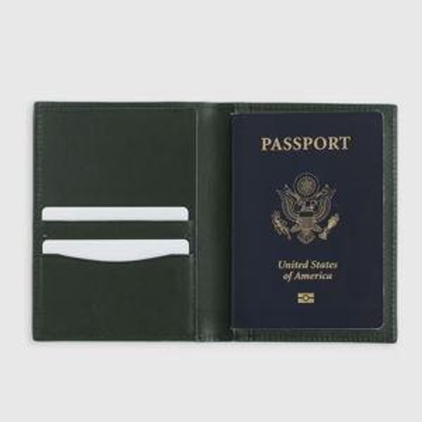 RFID Blocking Passport Holder - Dark Green