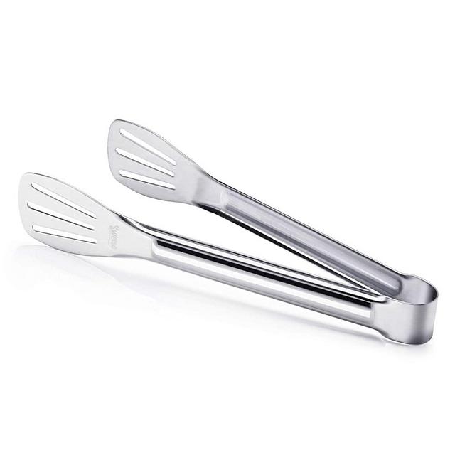 Sweese 9-Inch Cooking Tong, Stainless Steel Serving Tong, Great for Cooking, Grilling, and Barbecue (BBQ)