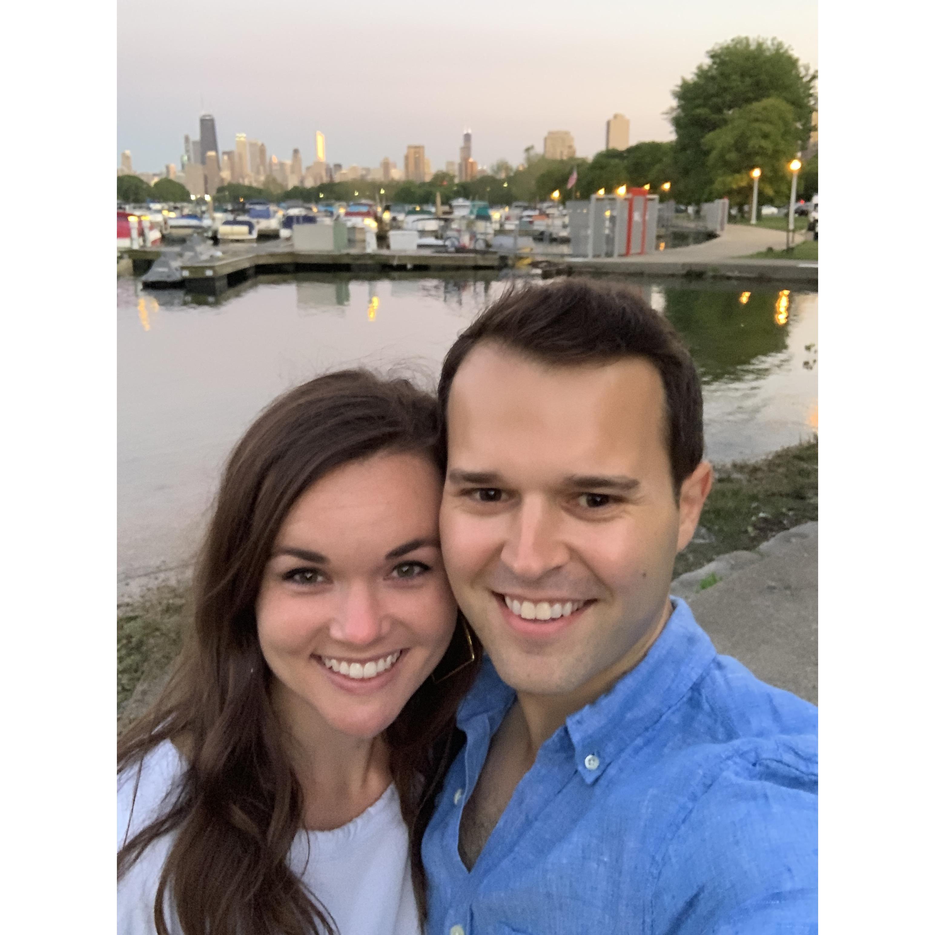 Shortly after the proposal!