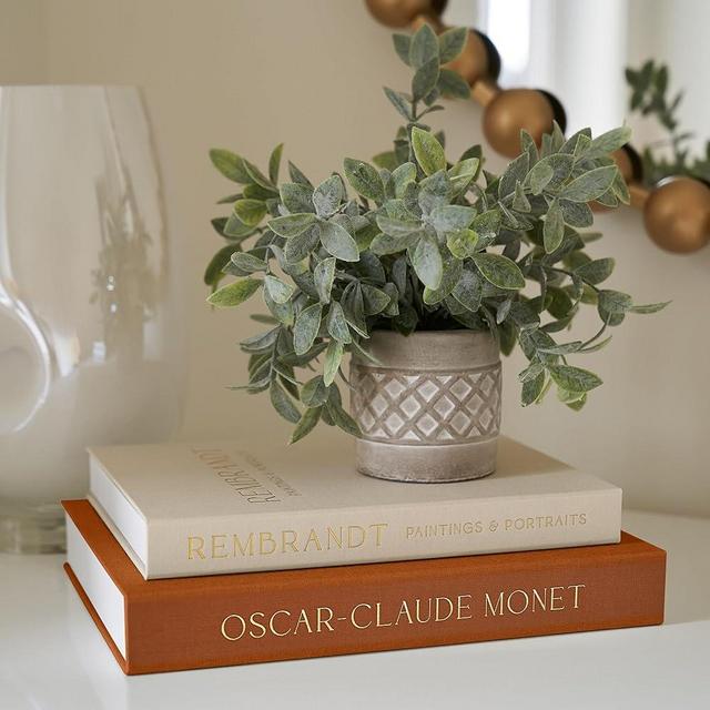 Beautiful Decorative Books - Set of 2 Linen Boxes Enhance Your Coffee Table, Bookshelf or Mantle Decor - Aesthetic Fake/Faux Books for Modern Home Decoration, Photo Storage and as a Keepsake Box