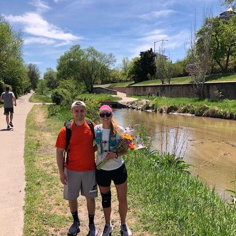 Maddie's first marathon, May 2020, Denver, CO