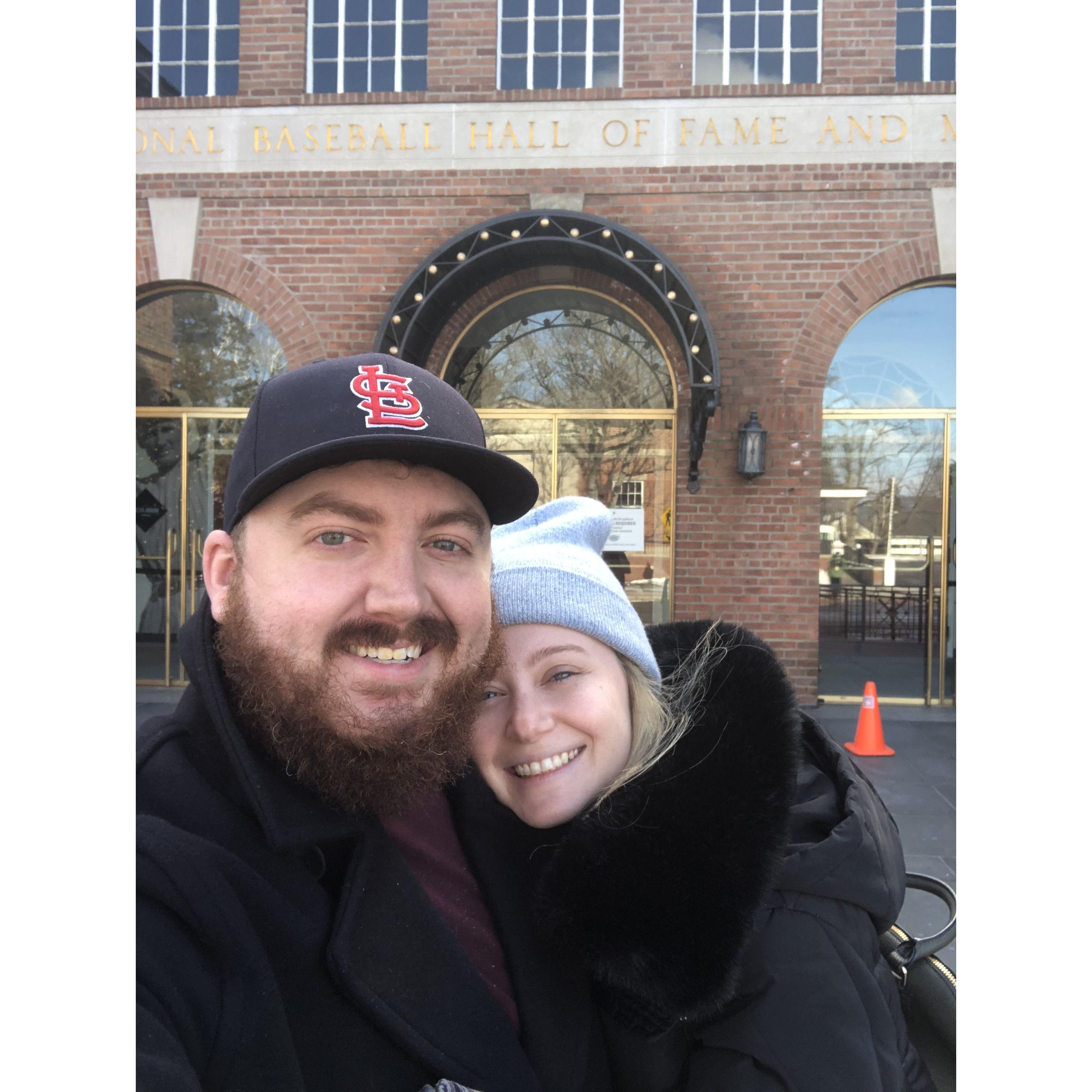 Andrew's birthday trip to the Baseball Hall of Fame.
Cooperstown, NY.
February 2022.