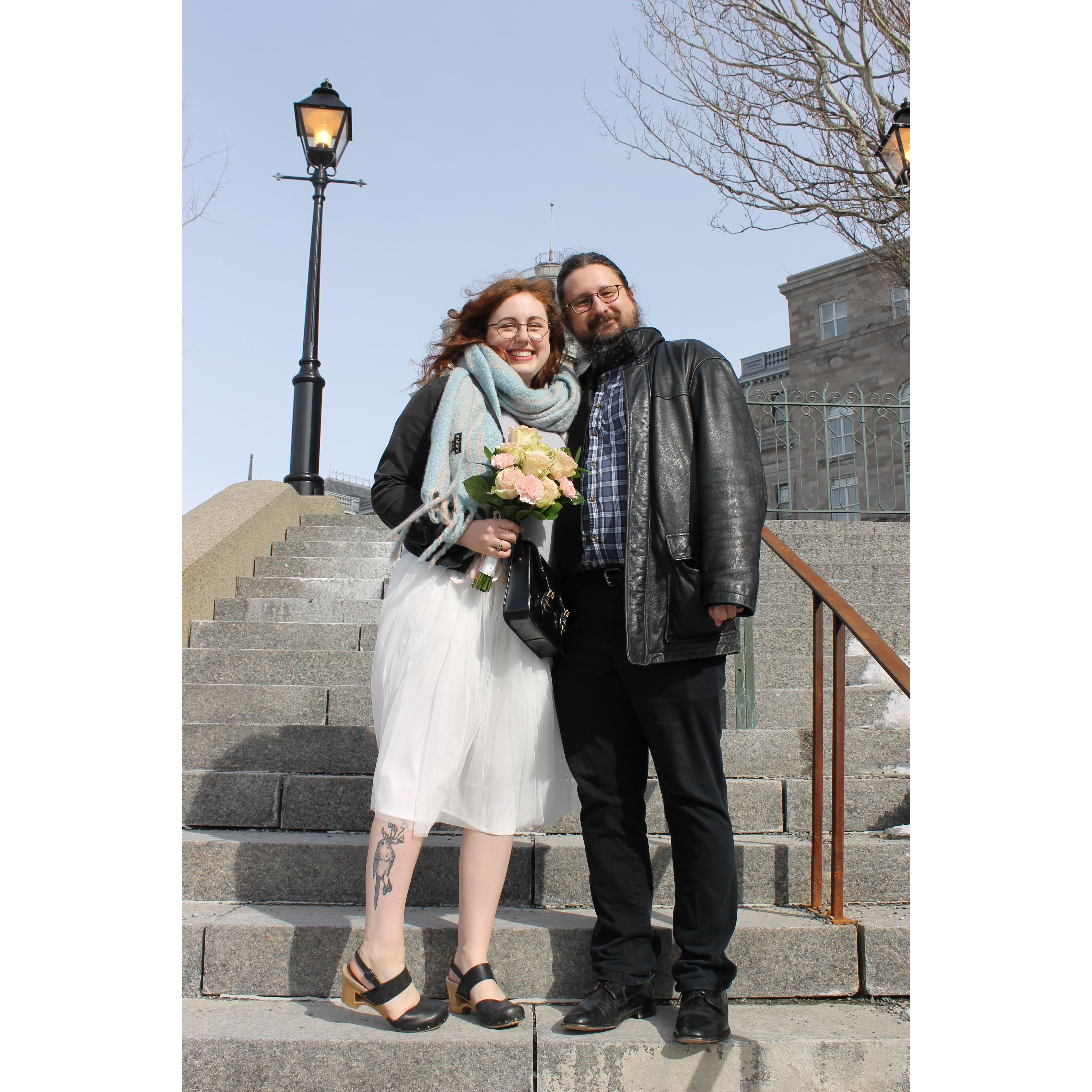 our actual wedding day