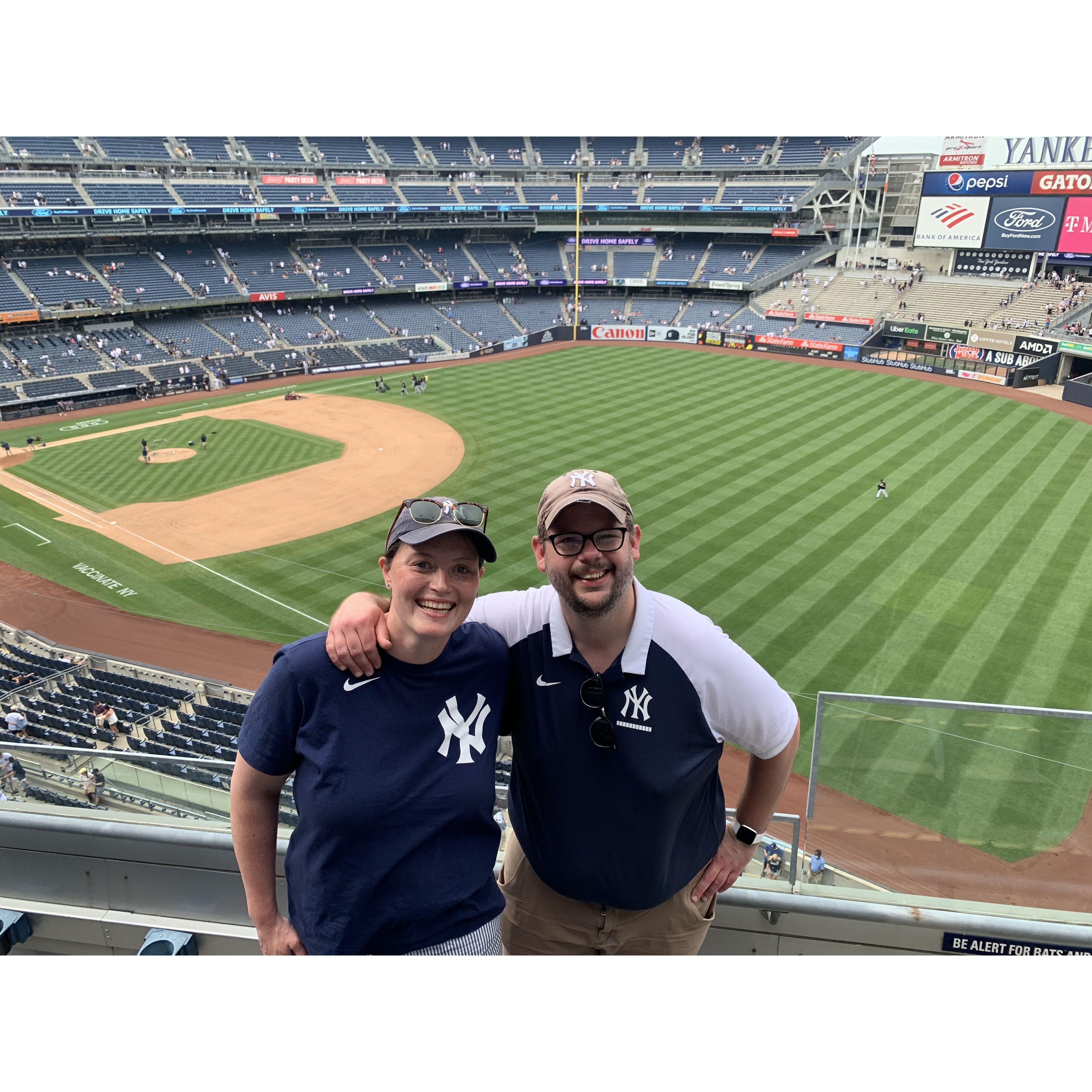First Yankees game!